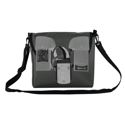 LVAD Messenger Bags–Gray Canvas