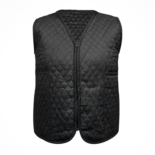 LVAD Women Black Quilted Vest