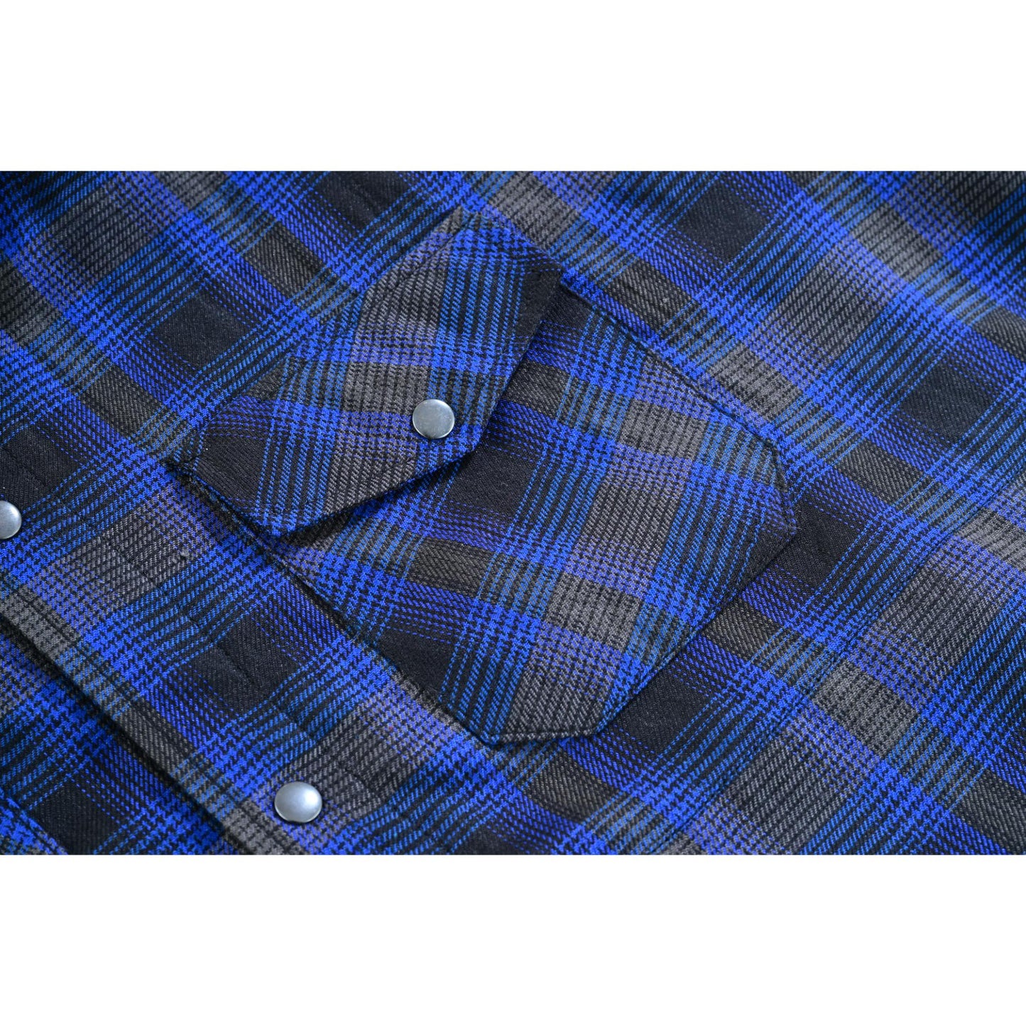 LV139 LVAD Men’s Flannel Shirt Daze Blue & Black