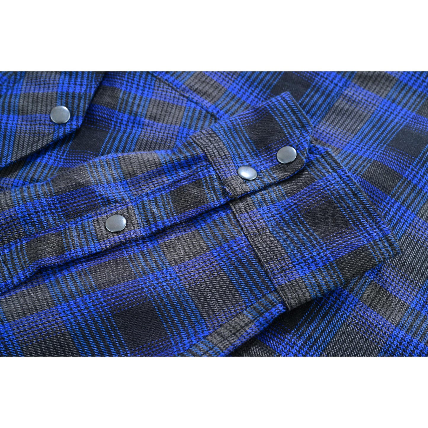 LV139 LVAD Men’s Flannel Shirt Daze Blue & Black