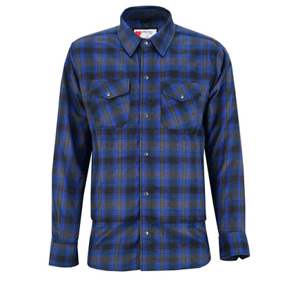 LV139 LVAD Men’s Flannel Shirt Daze Blue & Black