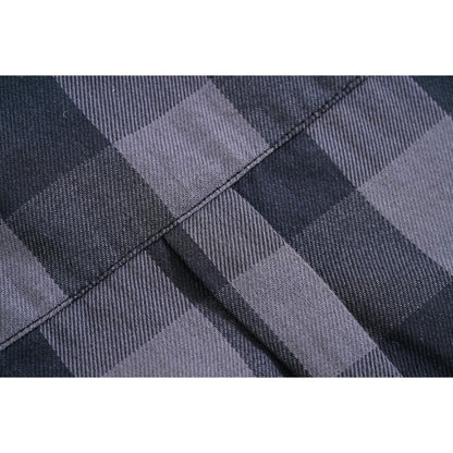 LV140 LVAD Men’s Flannel Shirt Gray & Black