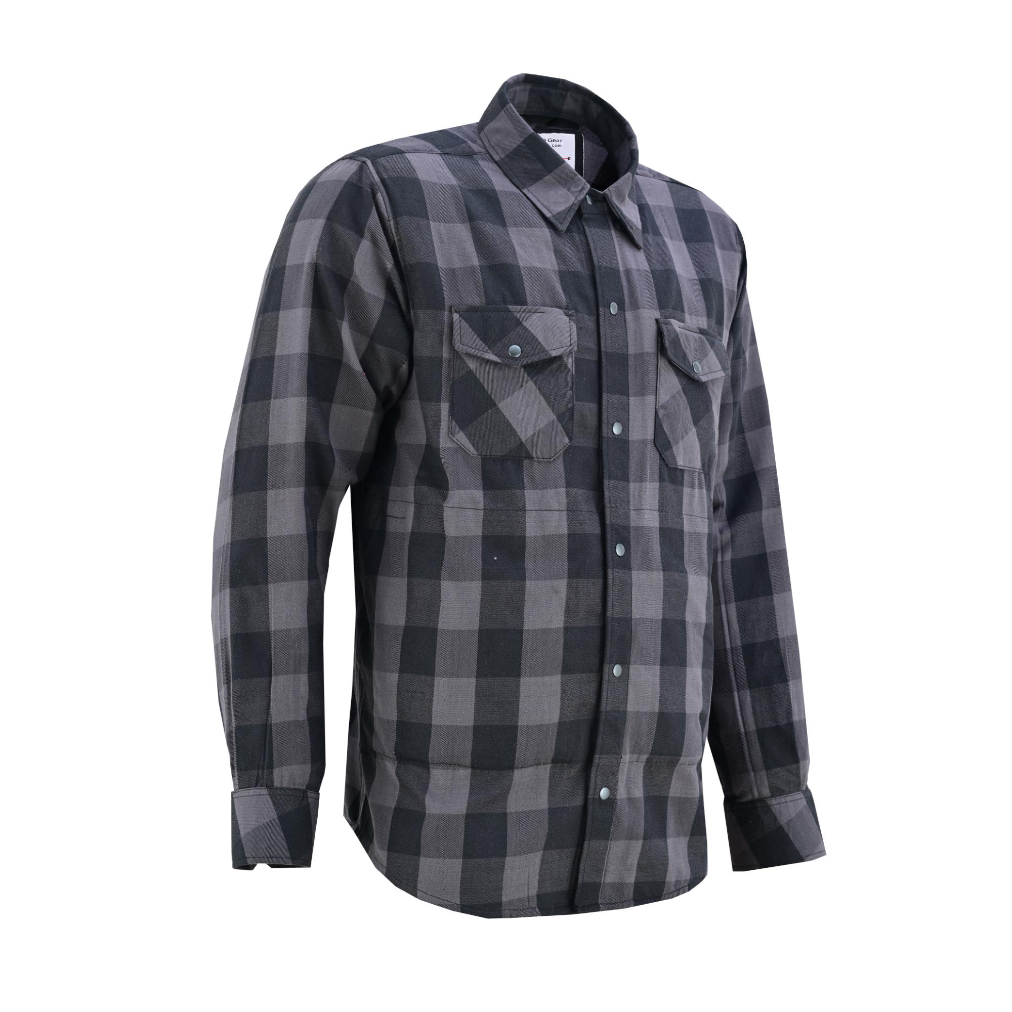 LVAD Men’s Flannel Shirt Gray & Black - LVAD Gear