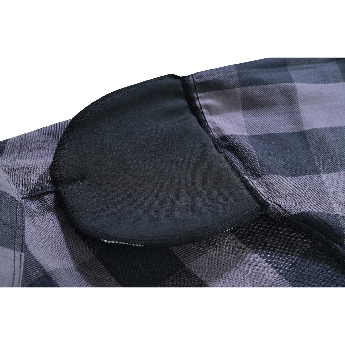 LV140 LVAD Men’s Flannel Shirt Gray & Black