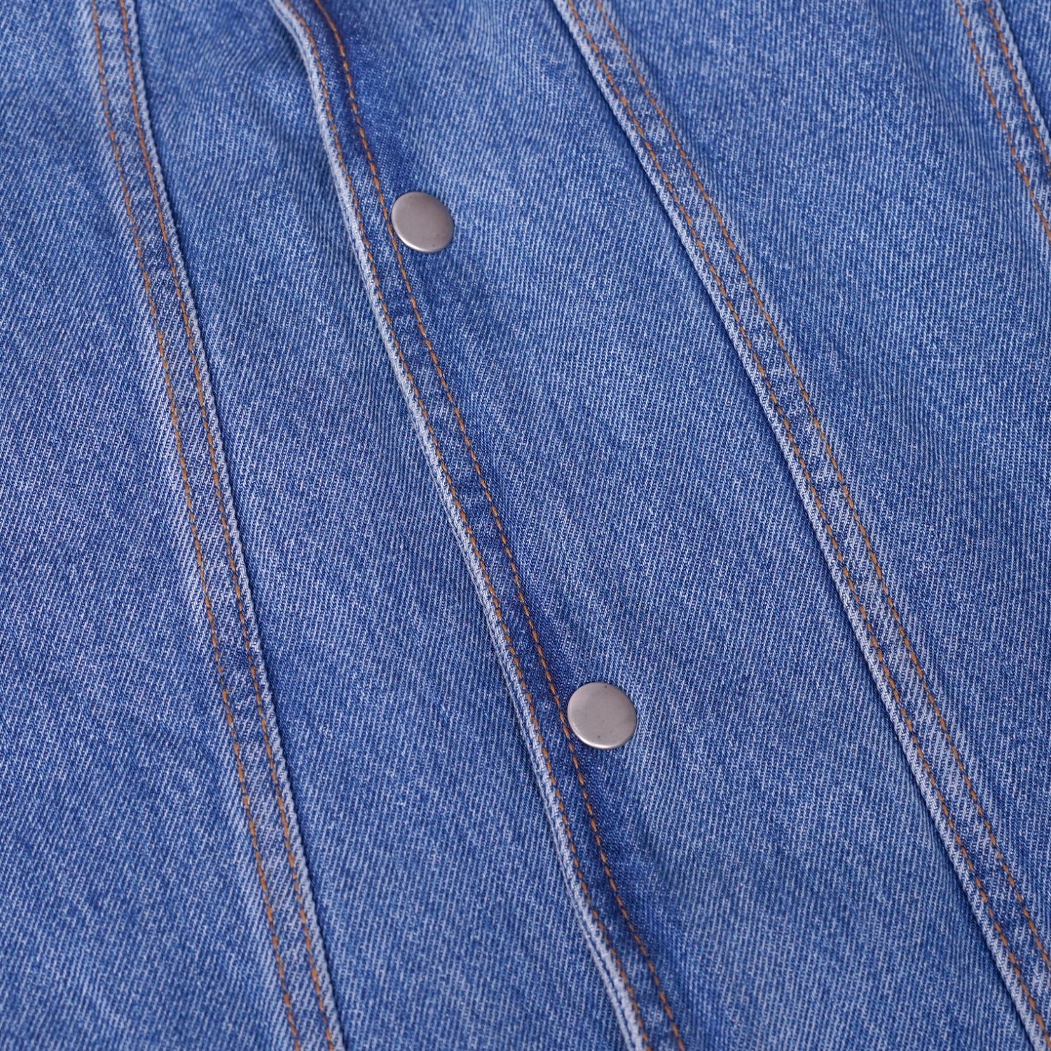Men's LVAD HEARTMATE Blue Denim Vest