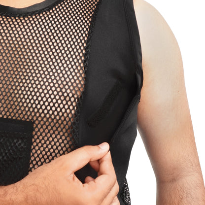 LVAD Men's Mesh Tank Top for HeartMate Black