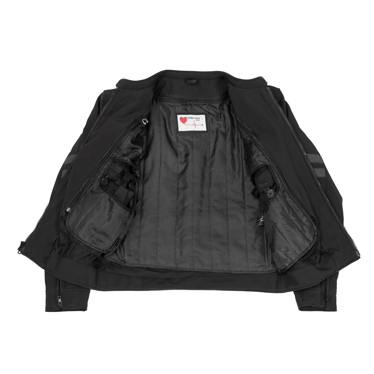 LVAD Heartmate Black Men's Textile Jacket