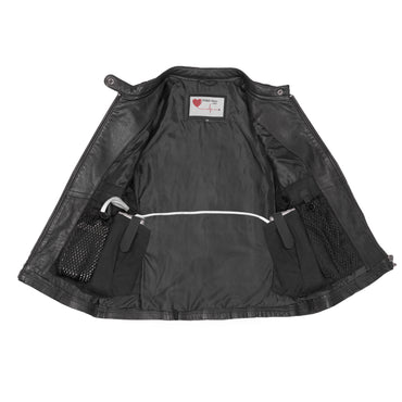 LVAD Heartmate Women's Leather Jacket – Black