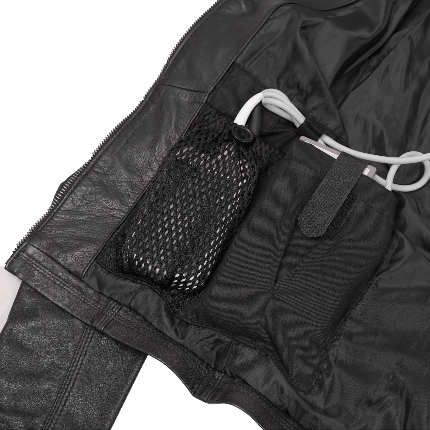 LVAD Heartmate Women's Leather Jacket – Black