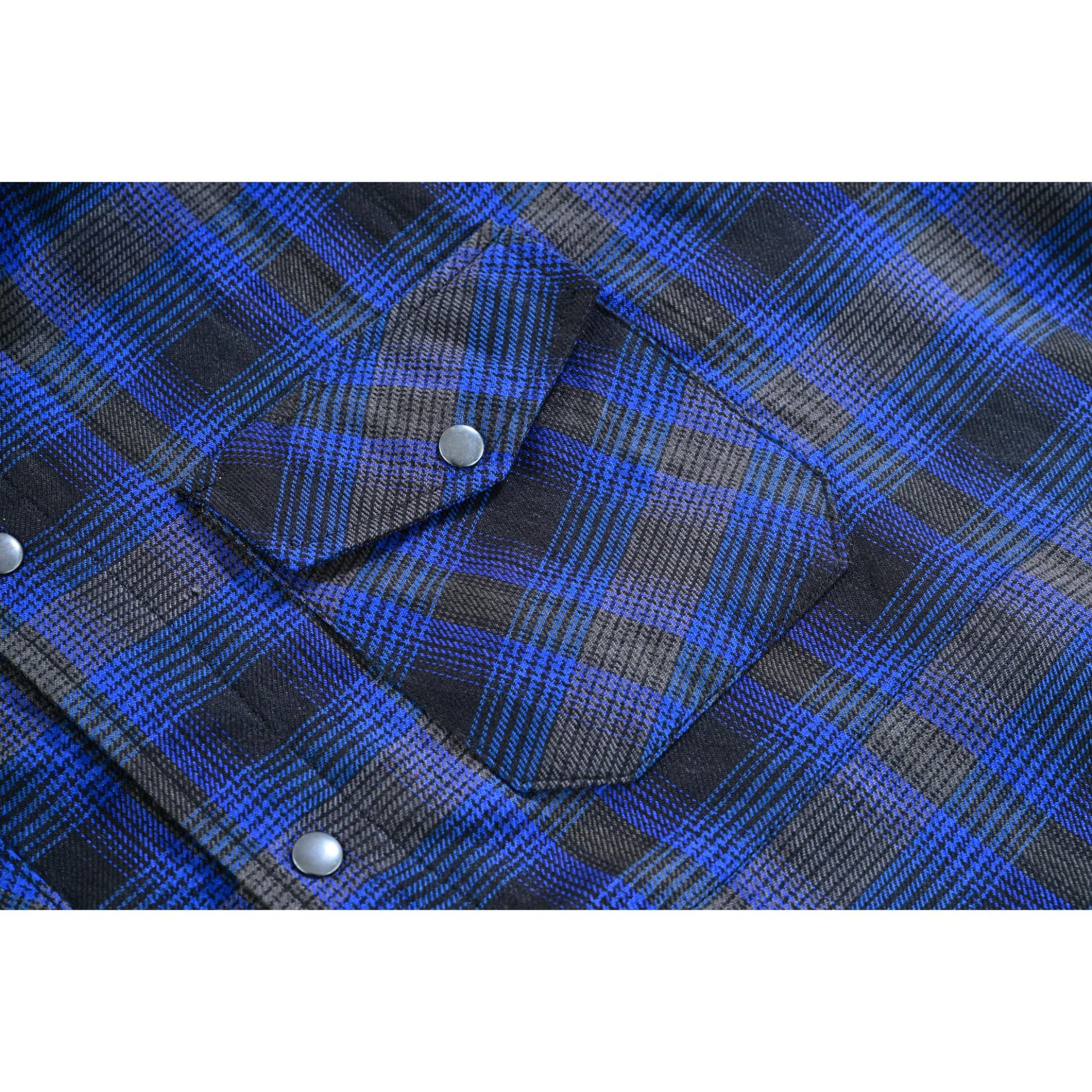 LVAD Men’s Flannel Shirt Daze Blue & Black