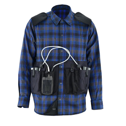 LVAD Men’s Flannel Shirt Daze Blue & Black