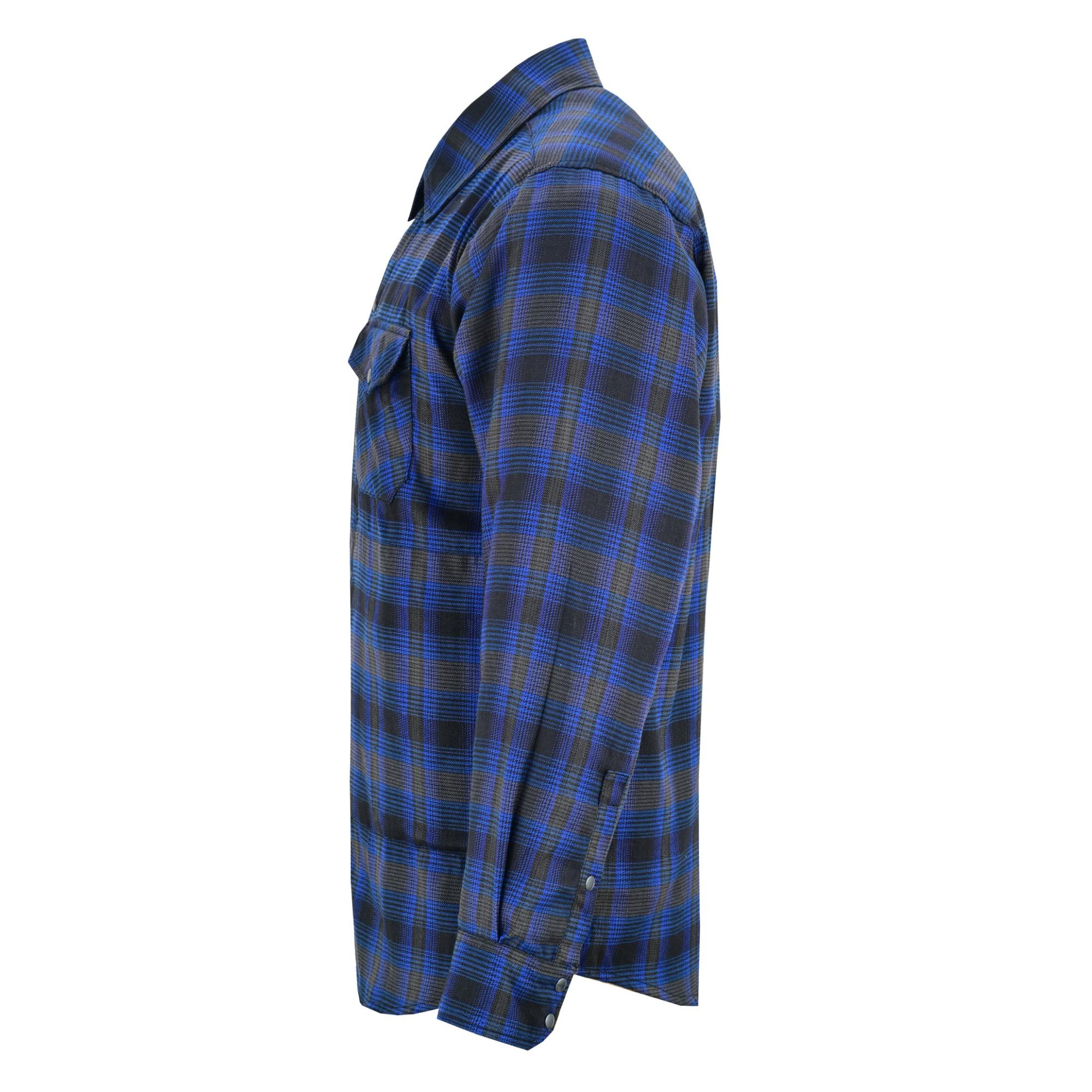 LVAD Men’s Flannel Shirt Daze Blue & Black