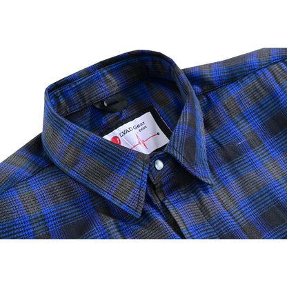 LVAD Men’s Flannel Shirt Daze Blue & Black