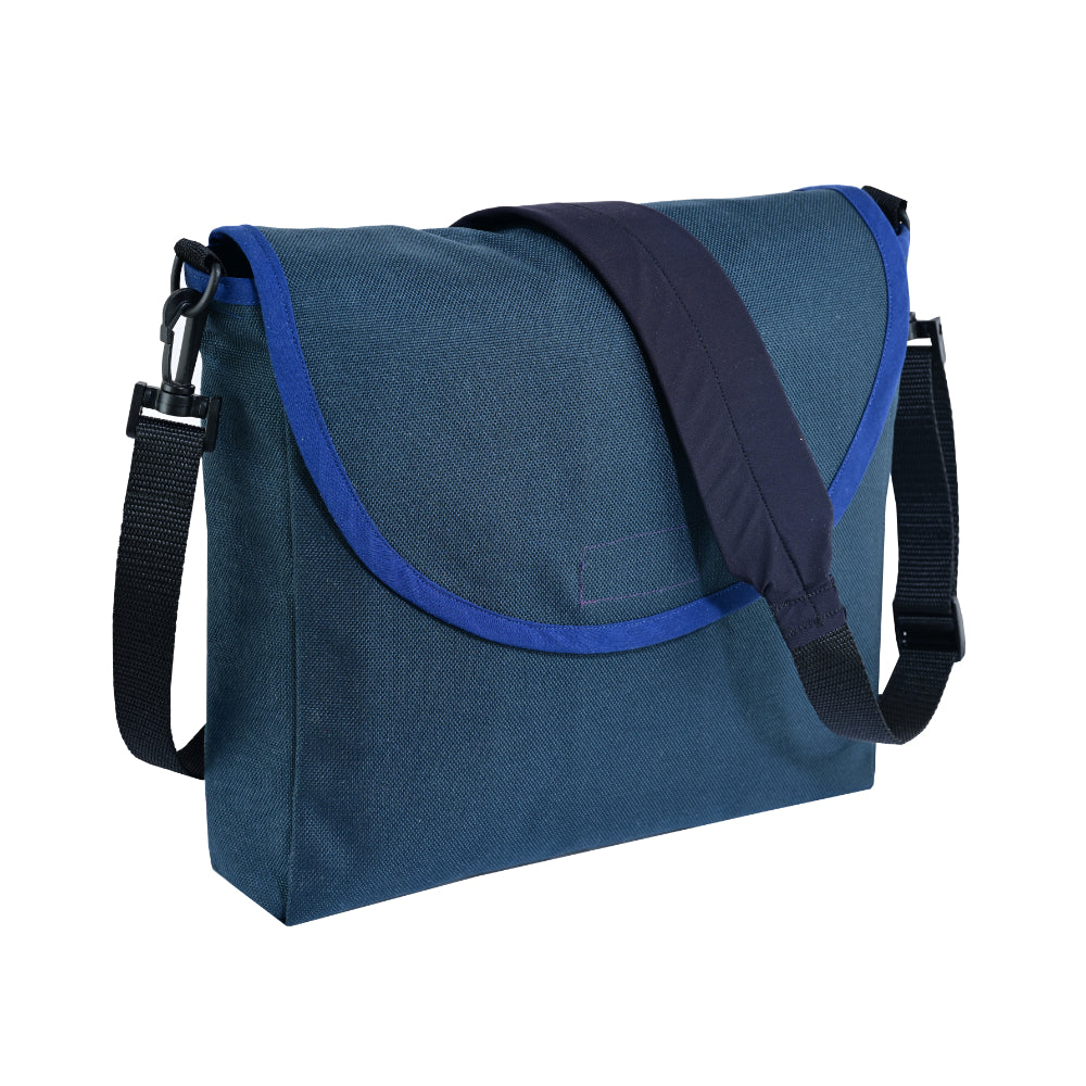 LVAD Messenger Bags–Navy Canvas
