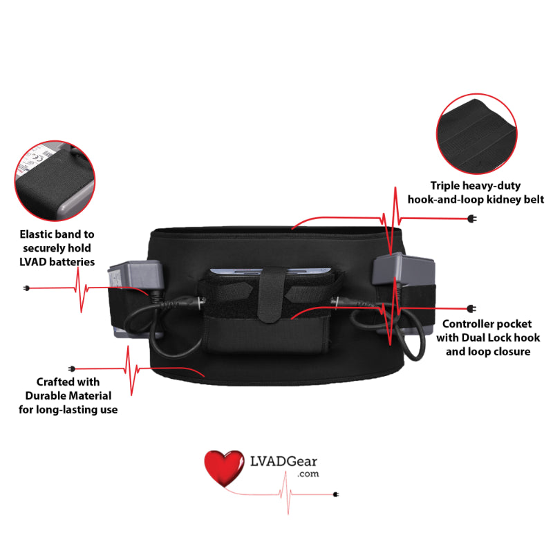 LVAD Sleeping Belt for HeartWare Devices
