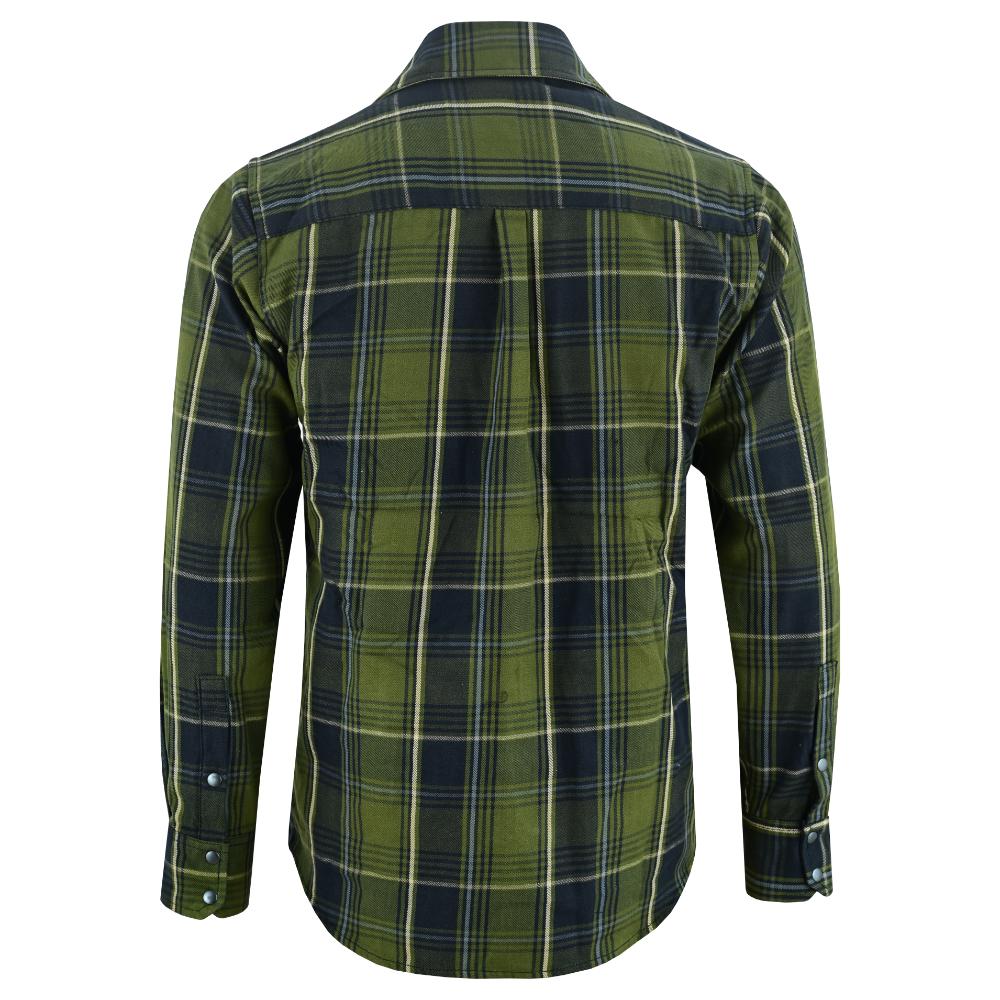 Men's Green Flannel Shirt