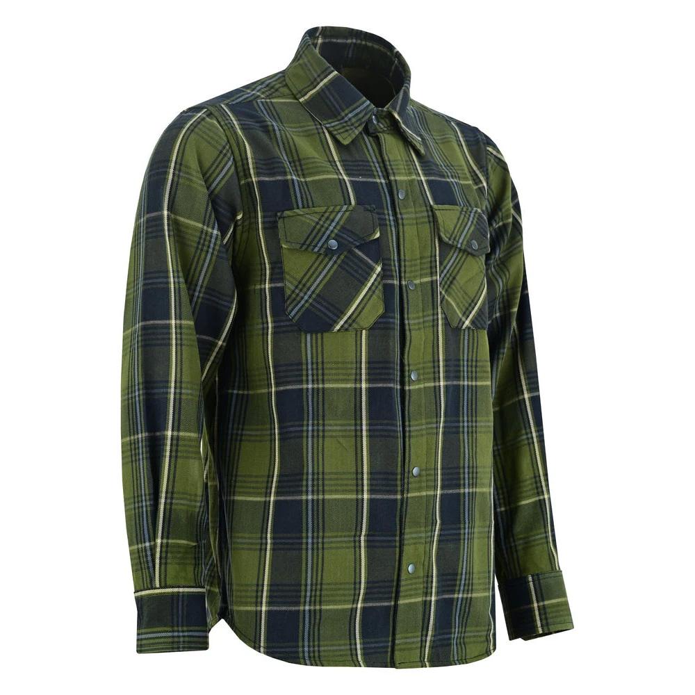 Men's Green Flannel Shirt