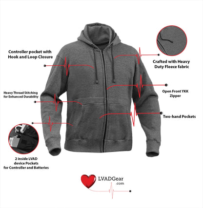 LVAD HeartMate 2 & 3 Hoodie