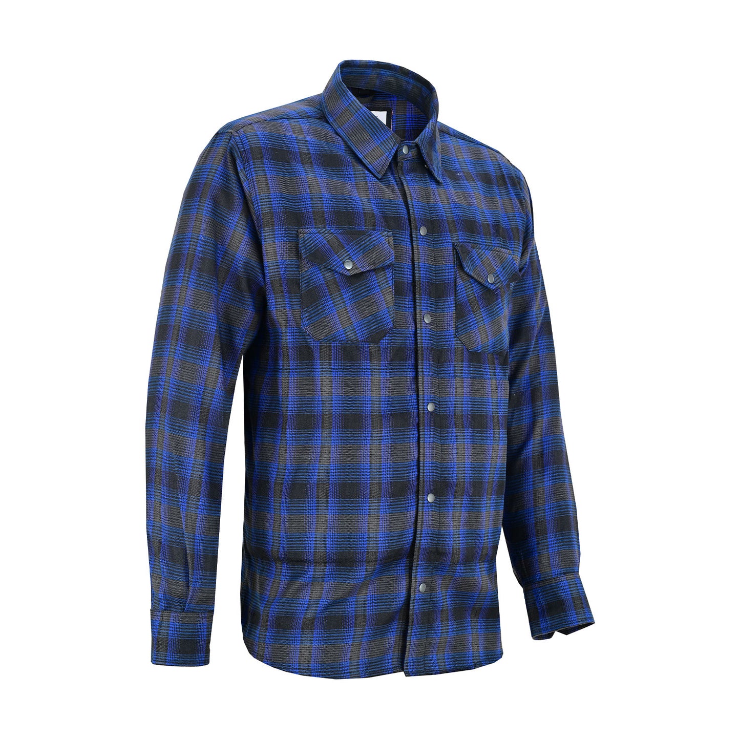 LVAD HeartMate Flannel Shirt – Daze Blue & Black