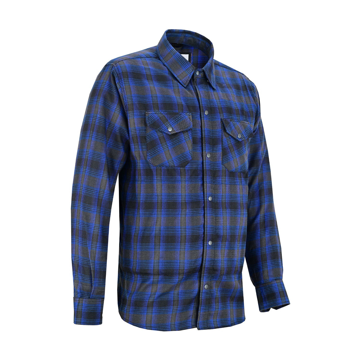 LVAD HeartMate Flannel Shirt – Daze Blue & Black