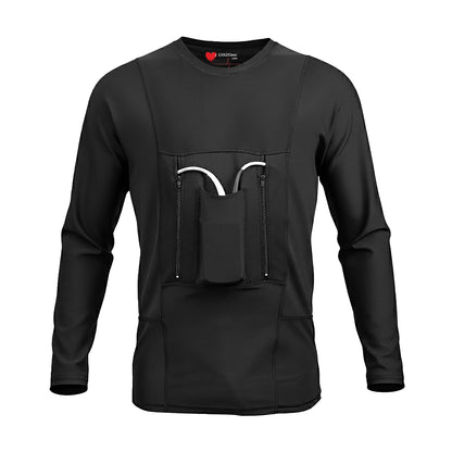 LVAD HeartMate Men’s Full Sleeves Shirt – Black