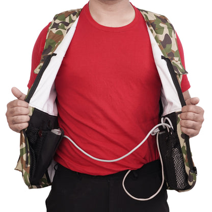 LVAD HeartMate Men's Textile Vest - Green Camo
