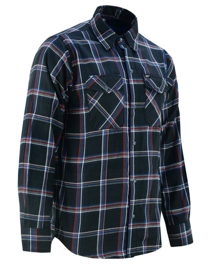 Flannel Shirt - Black, Red and Blue