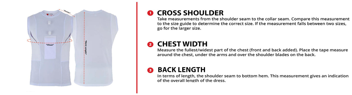 Men Women Tank Top Size Chart Guide