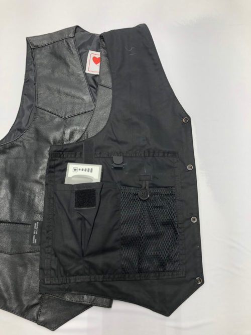 Leather LVAD Vest by LVAD Gear