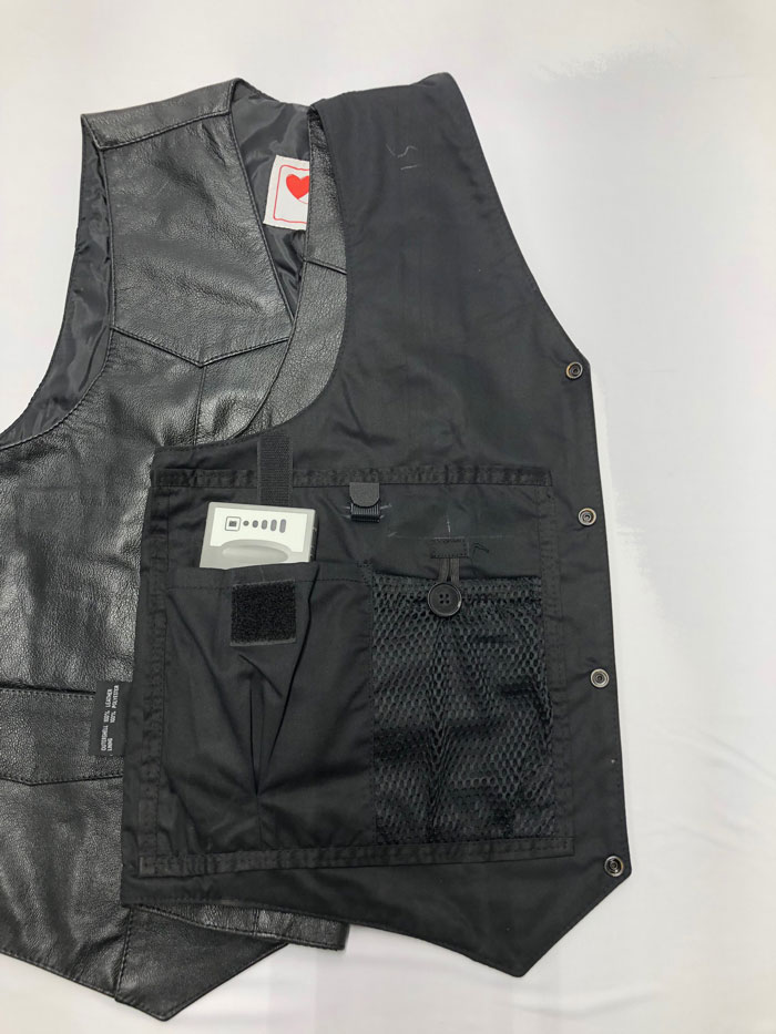 Inside Leather LVAD Vest