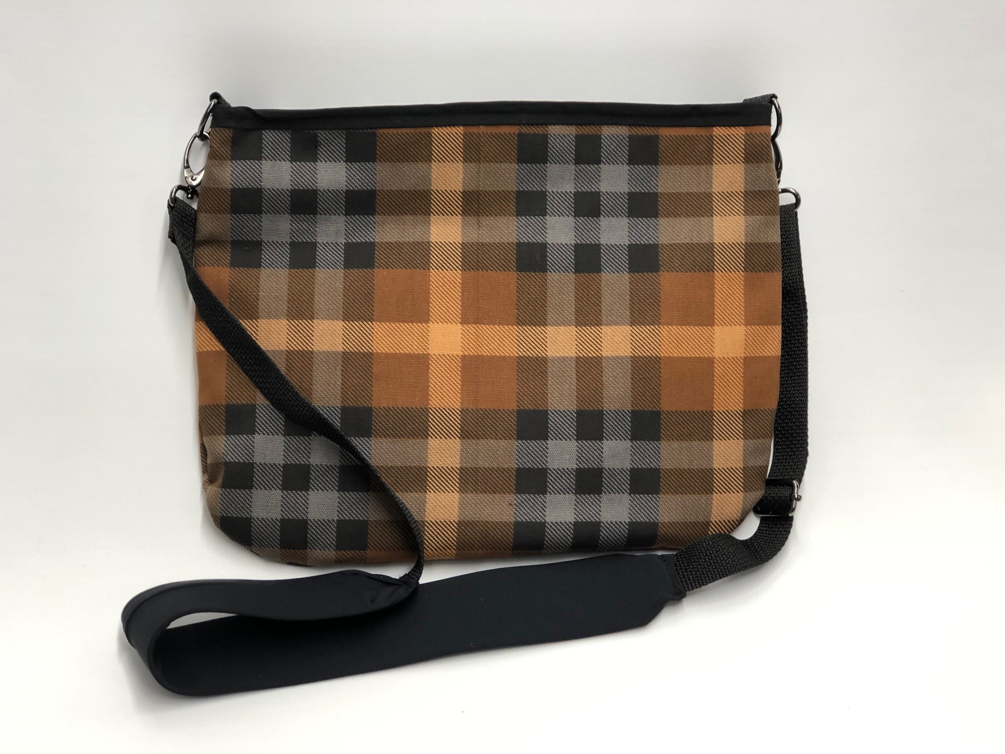 LVAD Shoulder Bag - Limited Edition - Brown Plaid